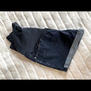 Dark denim maternity shorts, small 4-6